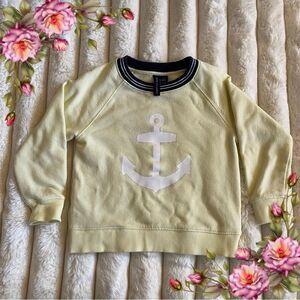 Janie and Jack Yellow Anchor toddler boy Sweatshirt